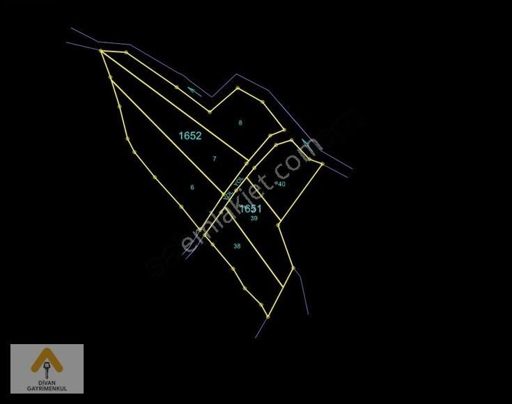 Perşembe Kurtuluş Satılık Bağ & Bahçe DİVAN GAYRİMENKUL PERŞEMBE KURTULUŞ 581.50 M2 YATIRIMLIK ARSA