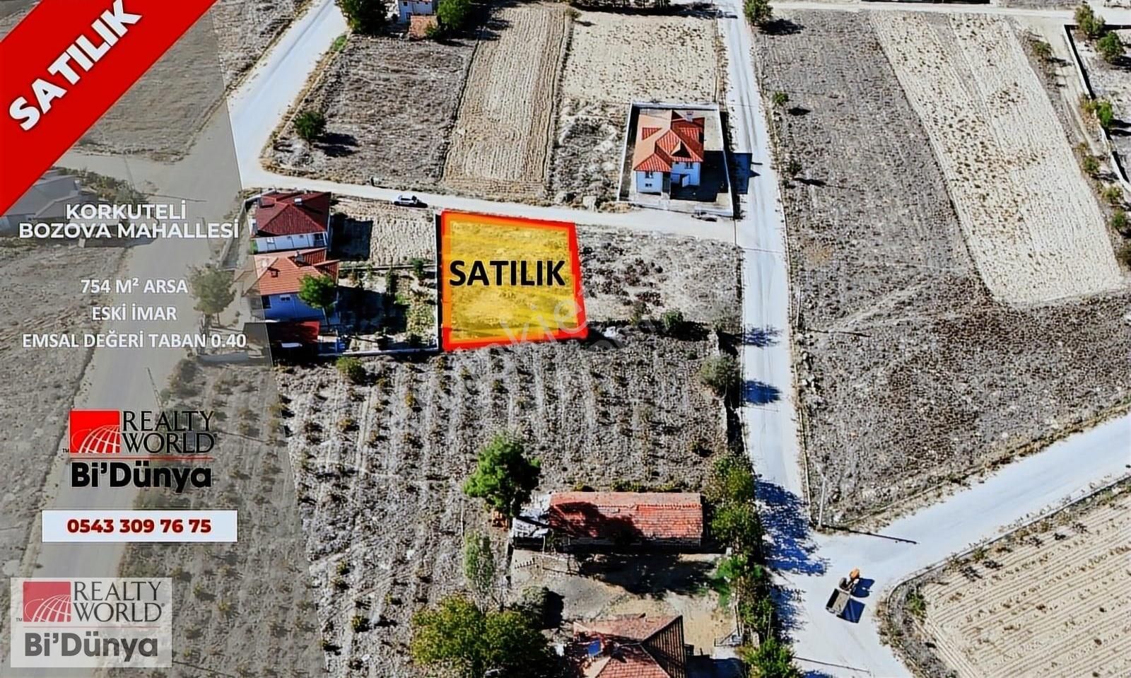 Korkuteli Bozova Satılık Konut İmarlı Antalya, Korkuteli, Bozova Mh. 754 M2, İmarlı Arsa