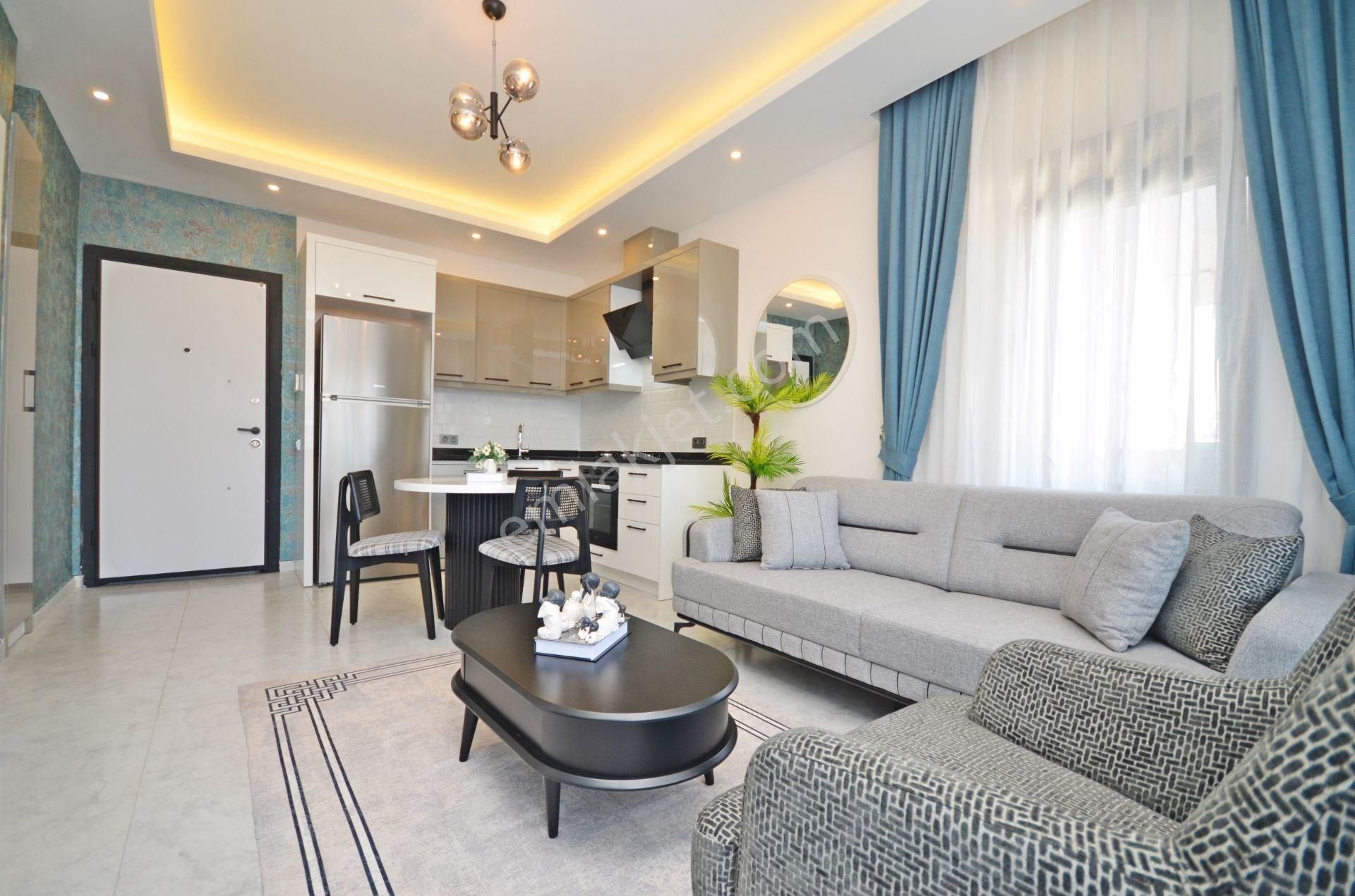 Alanya Avsallar Satılık Daire New apartment 1+1 Avsallar full furnished 900m from the beach