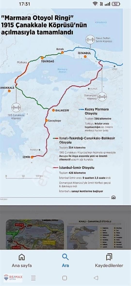 Yenice Aşağıkaraaşık Köyü Satılık Tarla ÇANAKKALE YENİCE 'DE SATILIK ARSA