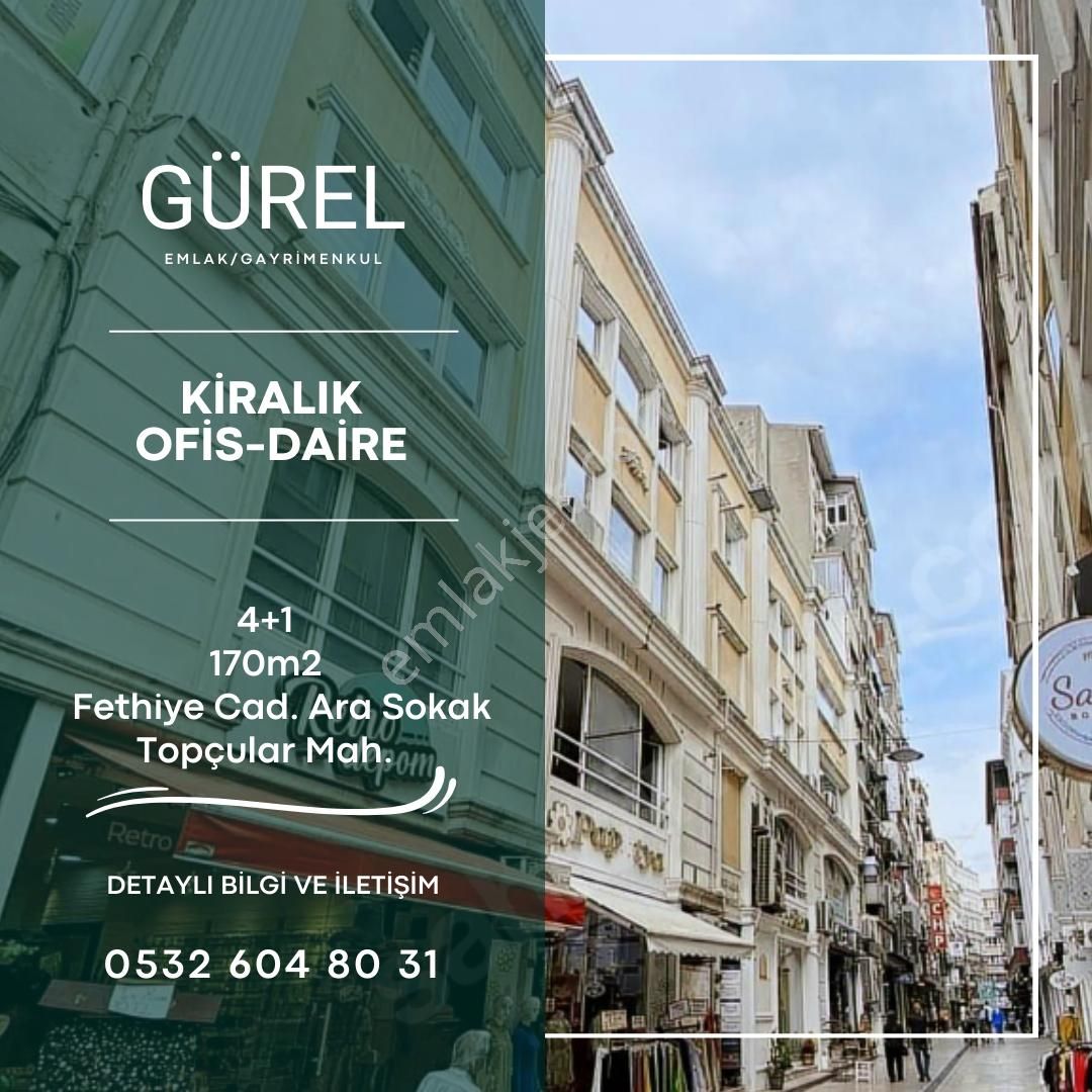 Kocaeli İzmit Kiralık İşhanı Fethiye Caddesi Yanı Yeni Binada 4+1 Daire İş Yeri