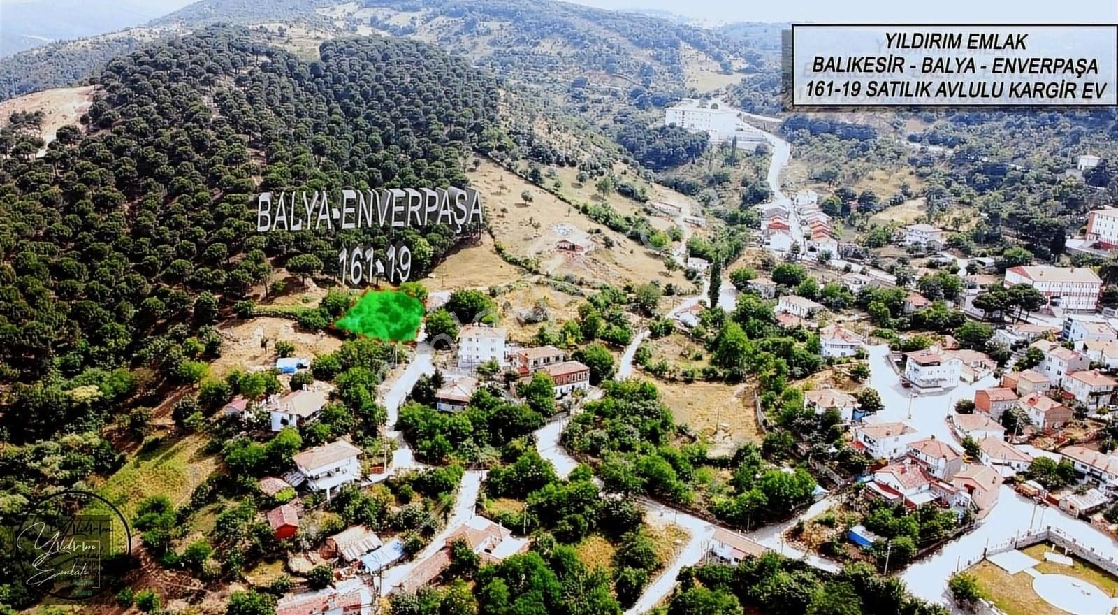 Balya Enverpaşa Satılık Konut İmarlı BALYA ENVERPAŞA MAH. SATILIK 883 M2 AVLULU KARGİR EV