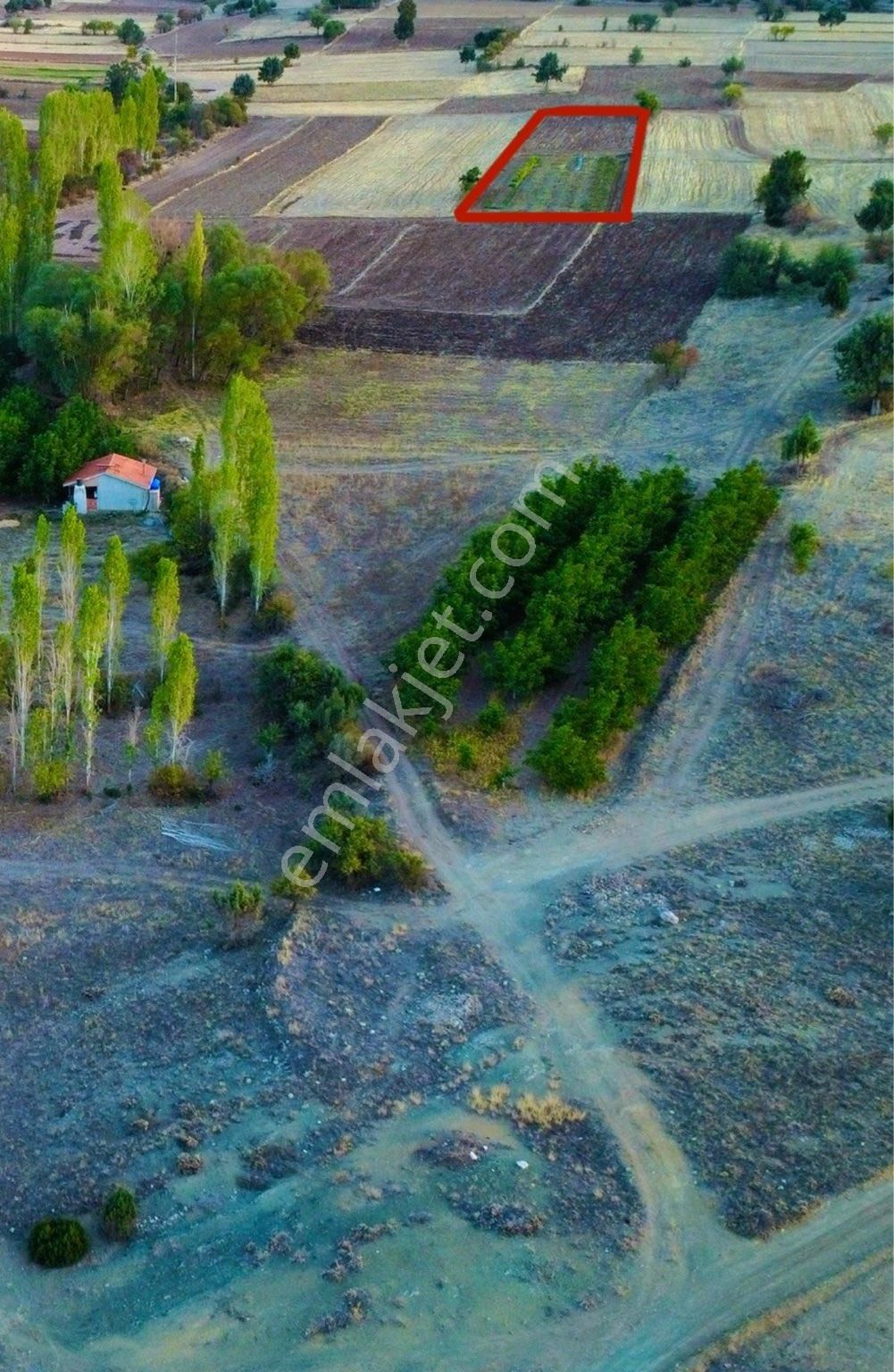 Yeşilova Çardak Köyü Satılık Tarla Akaylardan Satılık Bahçe