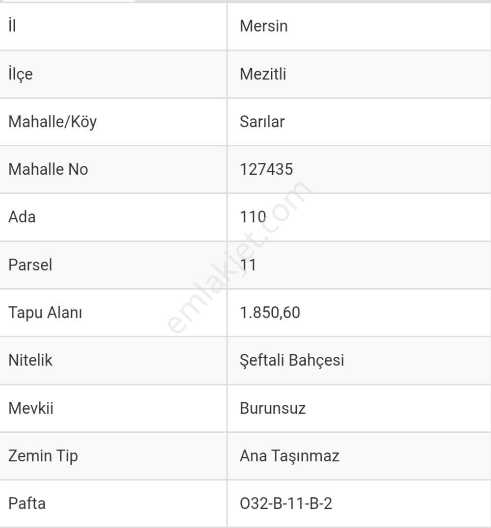 Mezitli Sarılarda Takasa Uygun 1850 M2 Yaylalık Fırsat Arsa - Görsel 3