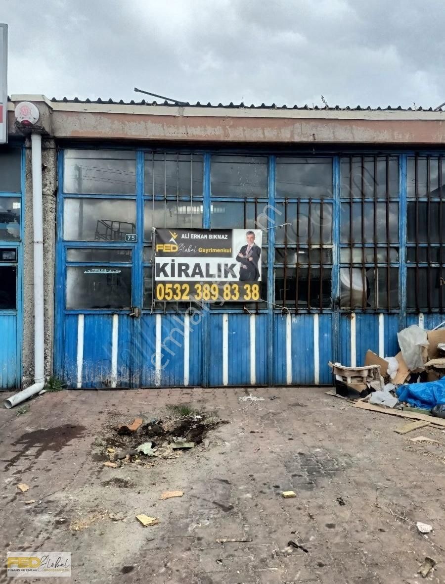 Melikgazi Anbar SB Kiralık Fabrika FED GLOBAL'DEN AĞAÇİŞLERİNDE ASMA KATLI BOŞ KİRALIK DÜKKAN