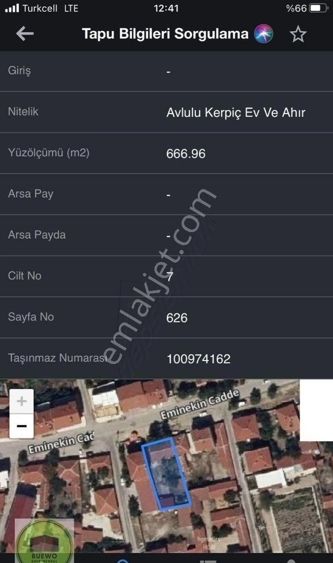 Çifteler Adalar Satılık Ticari İmarlı Buewo'dan Çifteler Adalar Mahallesi 666 M² Satılık Arsa