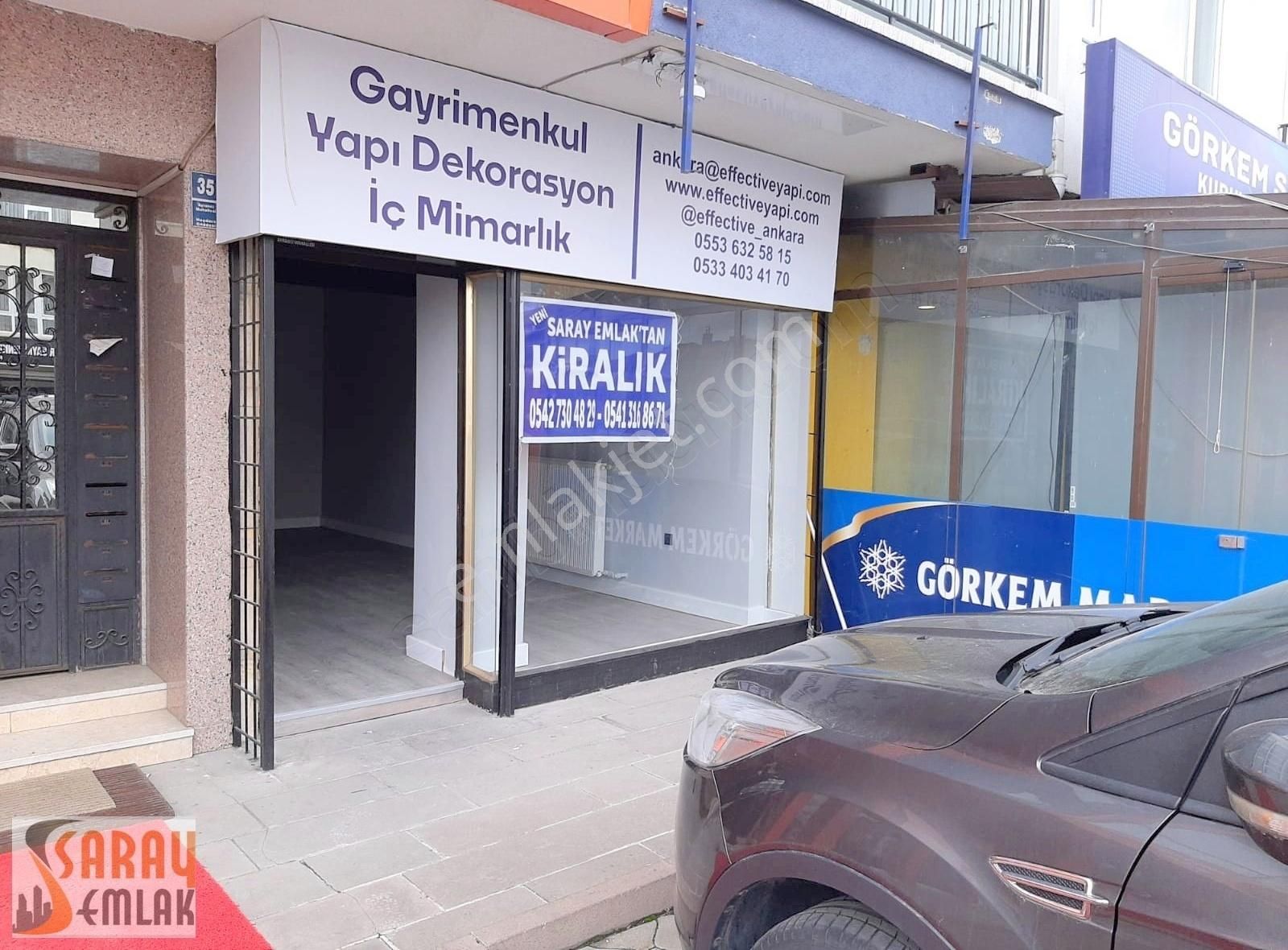 Çankaya Ayrancı Kiralık Dükkan & Mağaza HOŞDERE CD ÜZERİNDE 30M ÜSTTÜ 15M HAREKETLİ YERİNDE