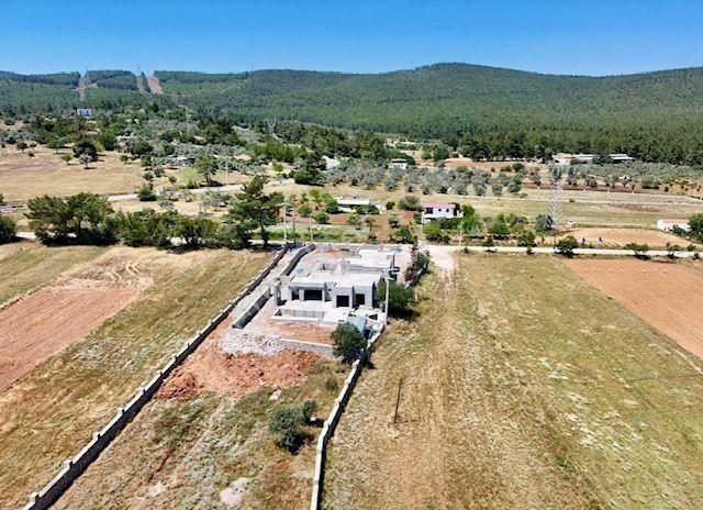 Bodrum Çamlık Satılık Villa  Kumköy Çamlık Bir Dönüm Bahçeli Tek Katlı Özel Havuzlu Villa