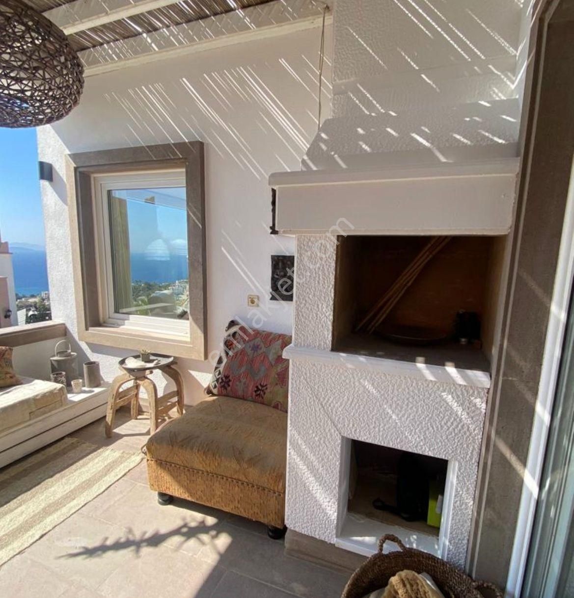 Gümüşlük Yalıkavak Sosyal Tesisli Sitede Geniş Bahçeli Manzaralı Villa - Görsel 21