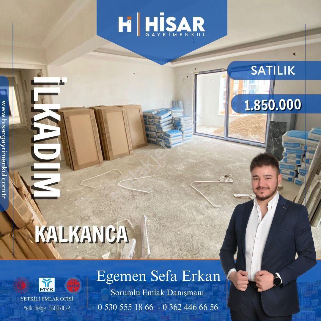 İlkadım Kalkancı Satılık Daire  HİSAR'DAN KALKANCA DA CADDEYE CEPHE ULTRA LÜX 1+1 SATILIK DAİRE