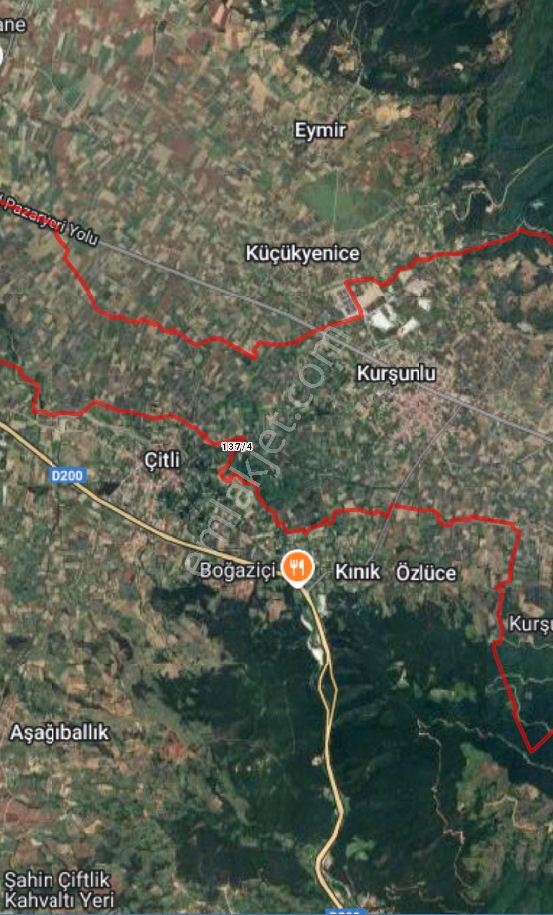 Roma' Dan Kurşunlu' Da Satılık Tarla - Görsel 13