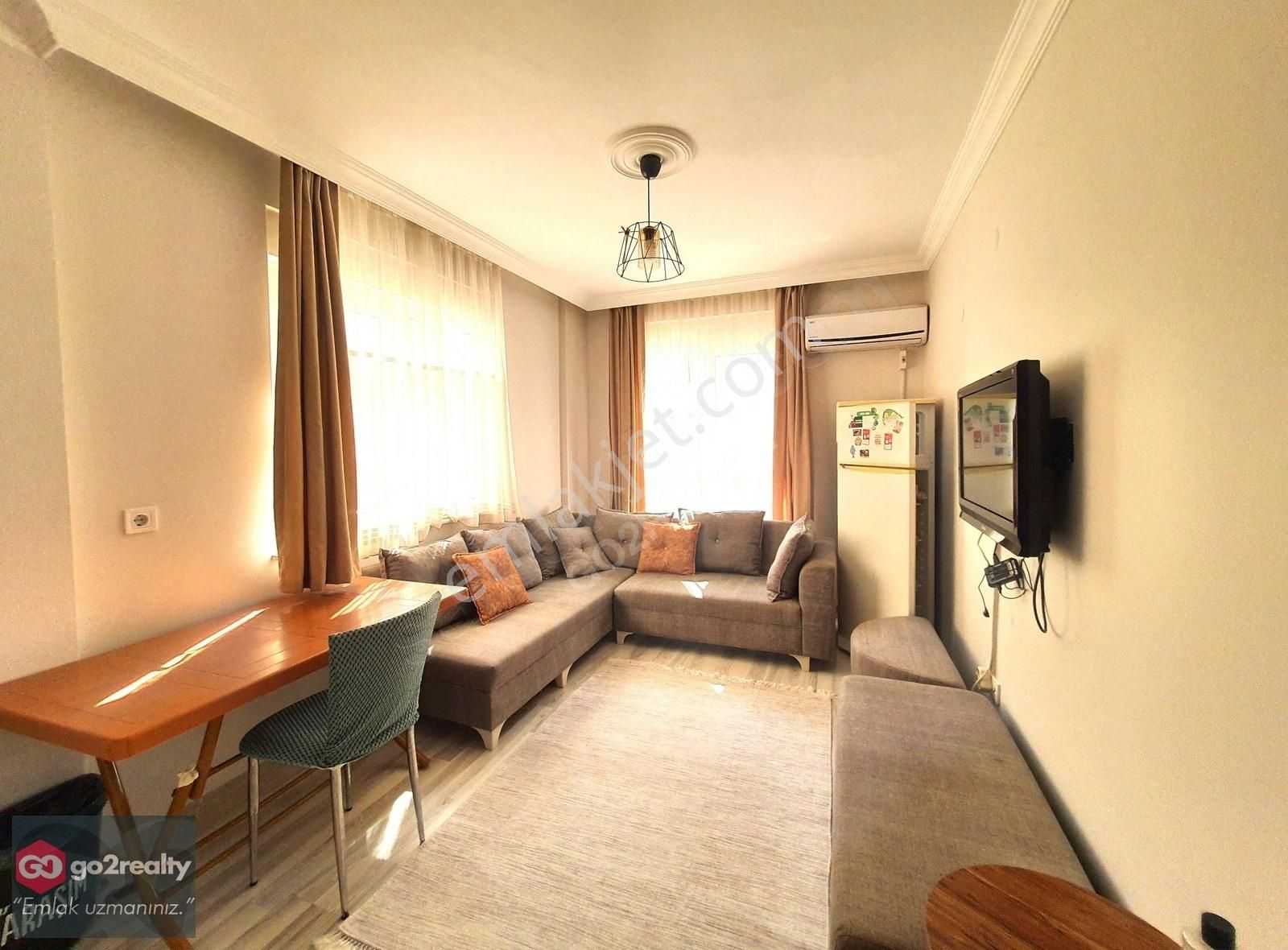 Kepez Kültür Kiralık Daire go2realty den KÜLTÜR DE FULL EŞYALI KİRALIK 1+1 DAİRE