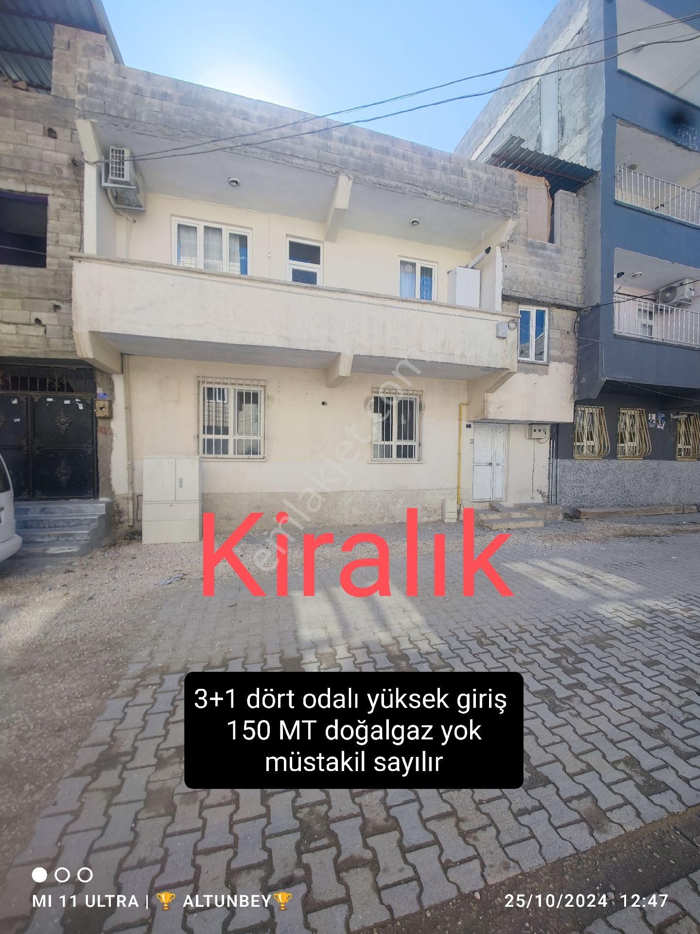 Haliliye Süleymaniye Kiralık Daire tekli bina 150 MT yüksek giriş müstakil ev gibi sayılır 