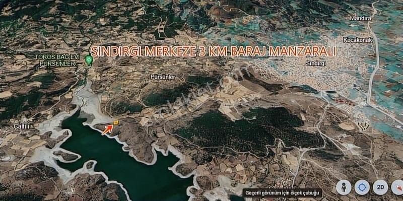 Sındırgı Pürsünler Satılık Tarla BALIKESİR SINDIRGI MERKEZE 5 KM PÜRSÜNLERDE BARAJ MANZARALI