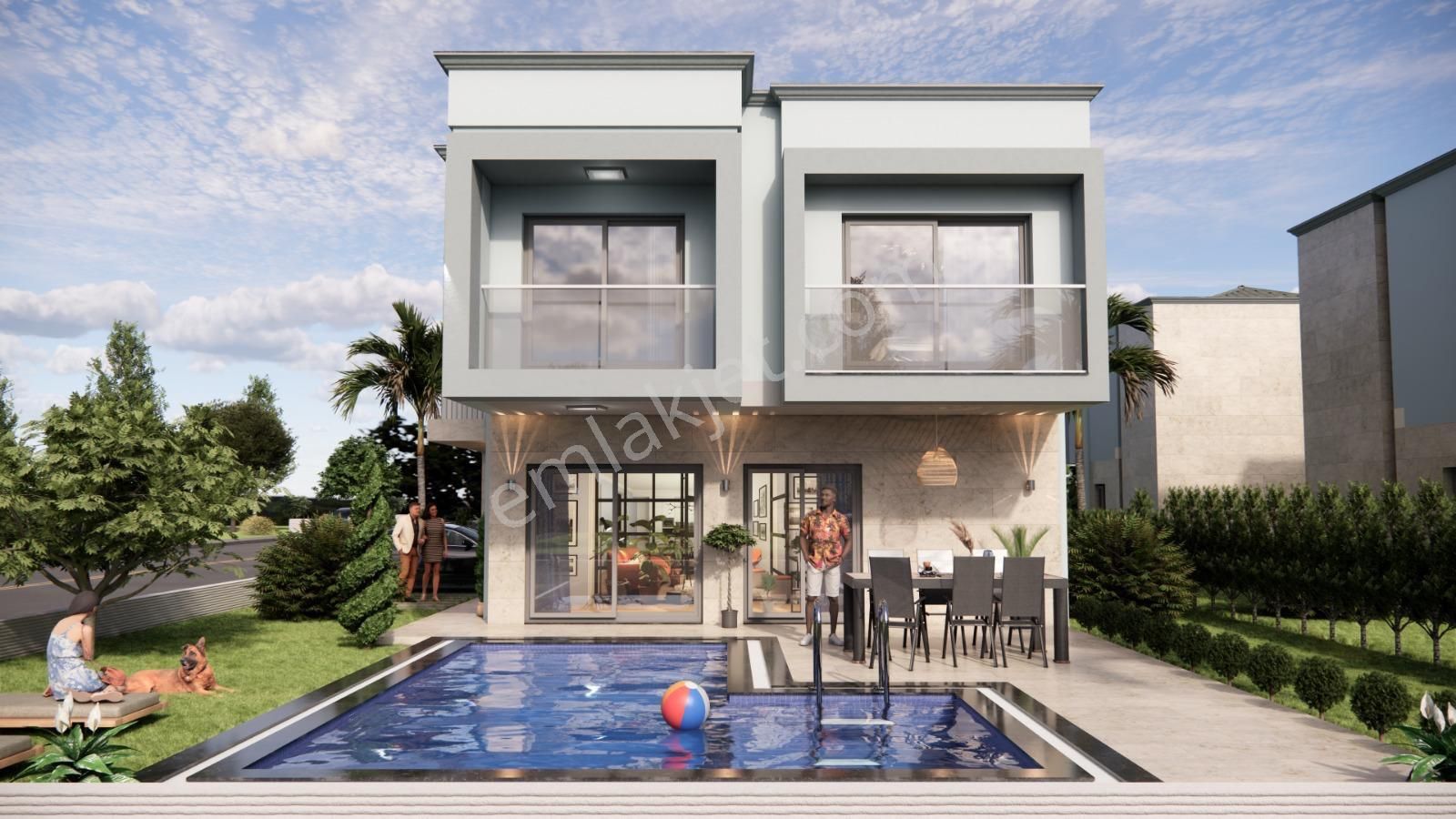 Kuşadası Güzelçamlı Satılık Villa DENİZE 300 METRE ÖZEL HAVUZLU MÜSTAKİL SIFIR VİLLA