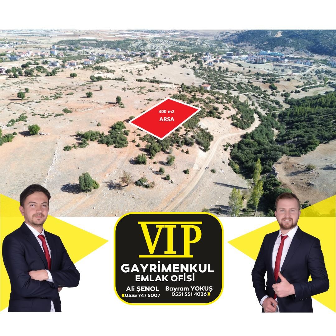 Elmalı Yeni Satılık Konut İmarlı Vip Gayrimenkul'den Gündoğan Mah. 400m² Villa İmarlı Uygun Arsa