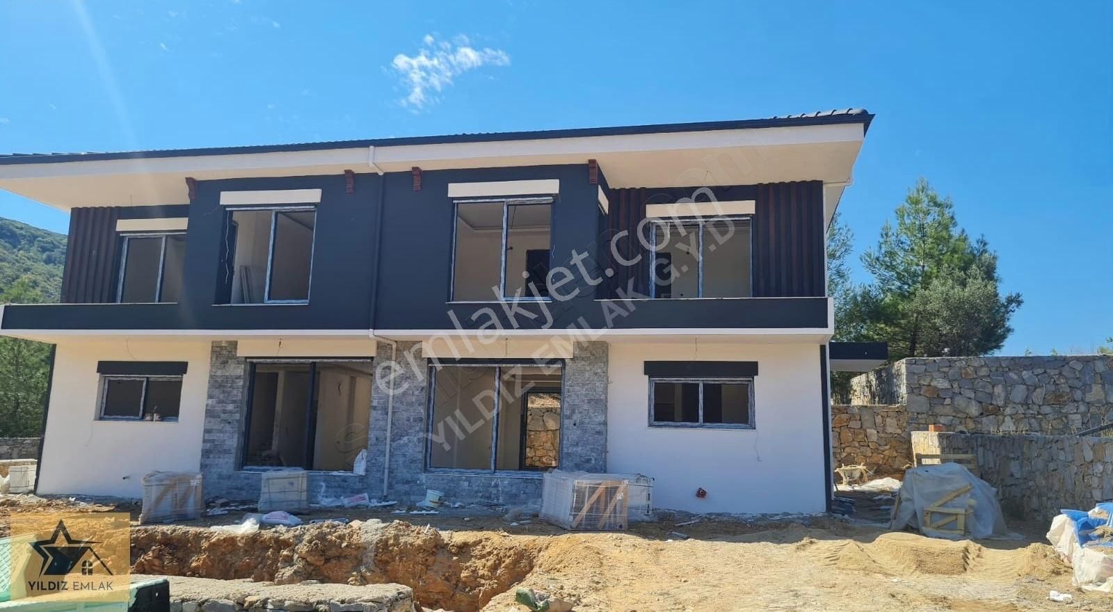 Menteşe Yerkesik Satılık Villa Muğla Yerkesik Satılık İkiz Villa