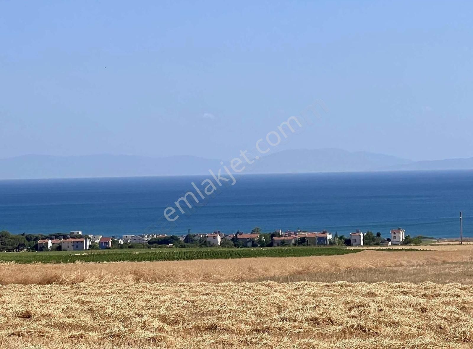 Marmaraereğlisi Çeşmeli Satılık Tarla Full Deniz Manzaralı İmara Ve Otobana Yakın Satılık Uygun Arsa