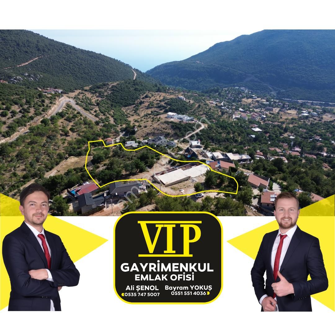 Kaş Sarıbelen Satılık Villa VİP GAYRİMENKUL' den Sarıbelen'de 9867 m2 Arazi İçinde Villalar