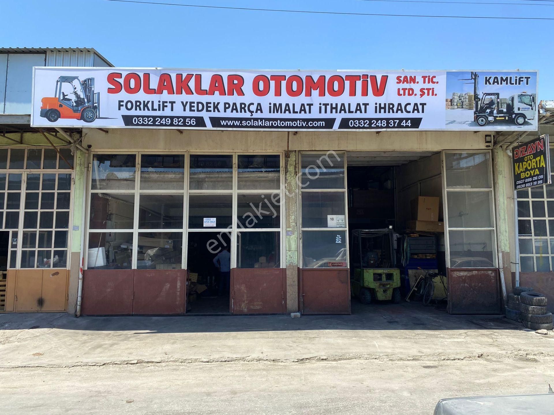 Selçuklu Horozluhan Satılık İmalathane  SAHİBİNDEN ANADOLU SAN. DE SATILIK İŞ YERİ