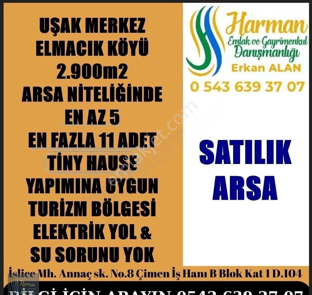 Uşak Merkez Elmacık Köyü Satılık Konut İmarlı ELMACIKTA KAÇMAZ FİYATA ARSA HEMDE 2930m2