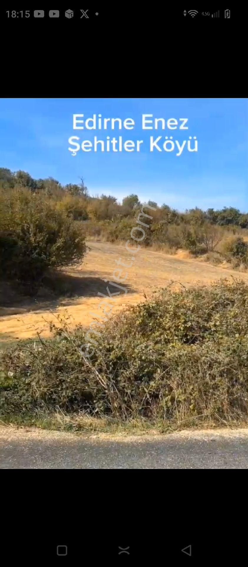 Edirne Enez Şehitler Köyünde İmar Sınırında 1550m2 Yatırımlık Arazi - Görsel 7