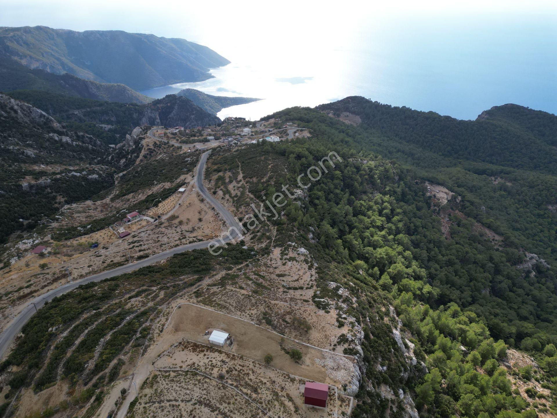 Fethiye Karaağaç Satılık Tarla Goldhouse Dan Satılık Tarla Panoramik Deniz Manzaralı Fırsat Tarla