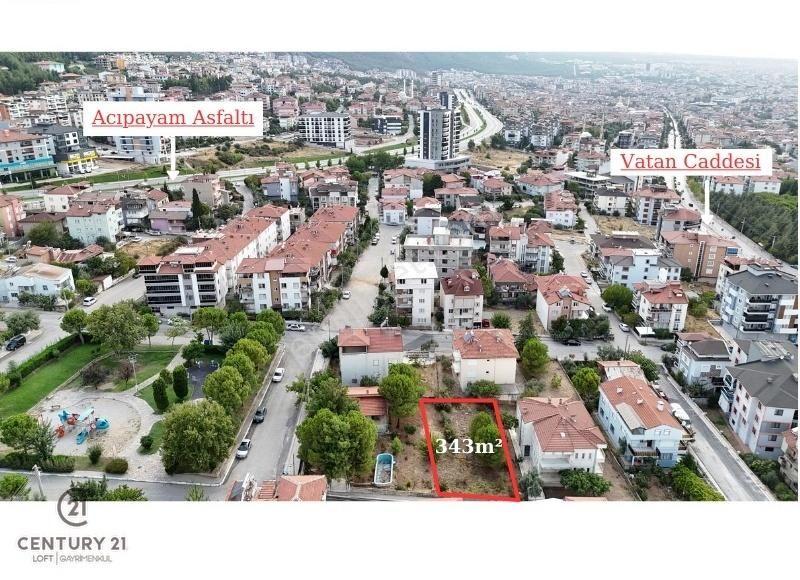 Pamukkale Zümrüt Satılık Konut İmarlı Bağbaşı Zümrüt Mah.'de 343m² , B+2Kat Satılık Arsa