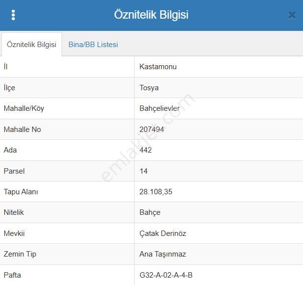 Tosya Emlak - Satılık 28 Dönüm Bahçe (çatak) - Görsel 3