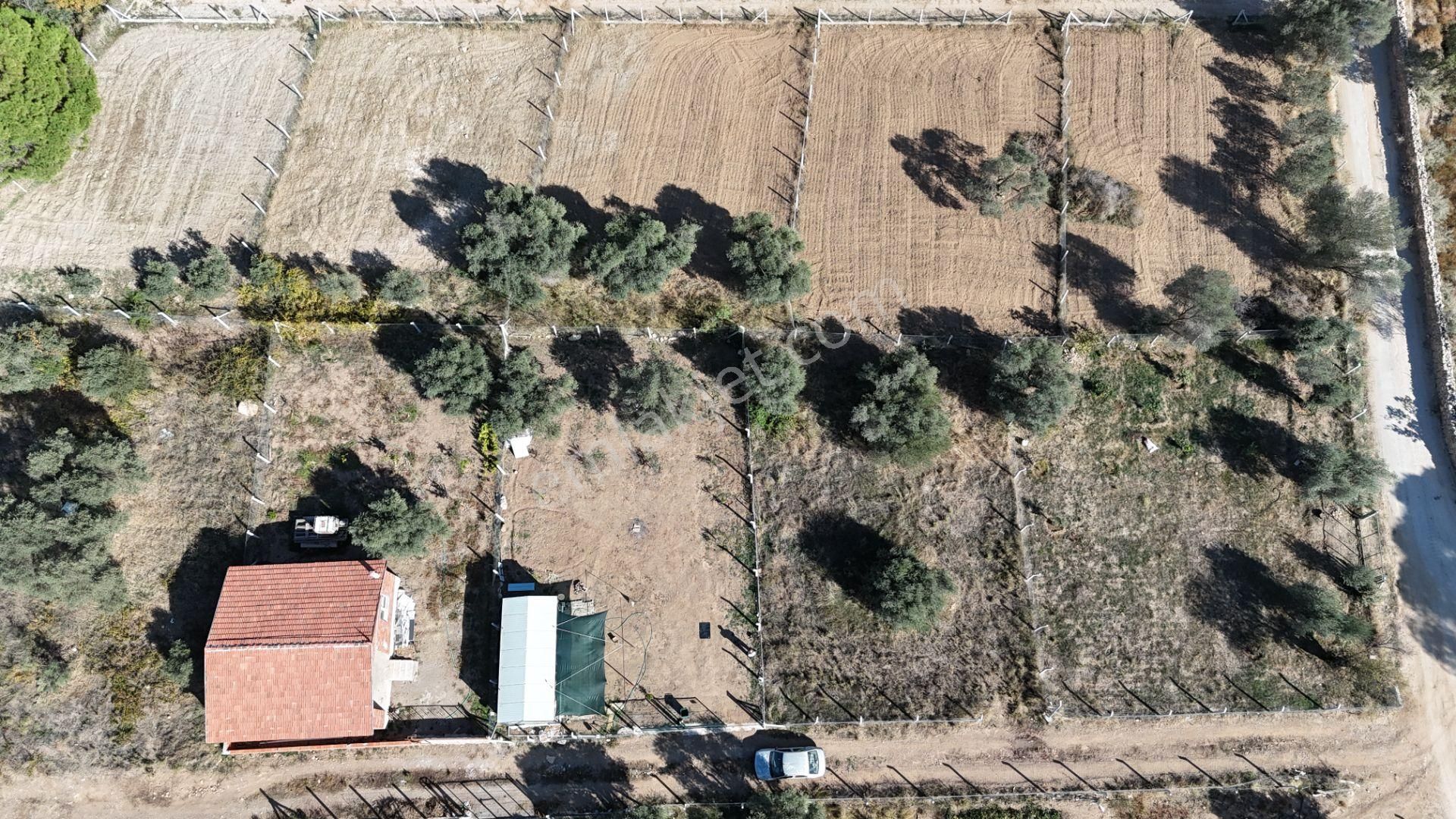 Menderes Küner Satılık Müstakil Ev  KÜNERDE 400 M2 ARSA İÇİNDE KONTEYNER TAPULU EVİ ELEKTRİK SU BAHÇE MENDERES İZMİR