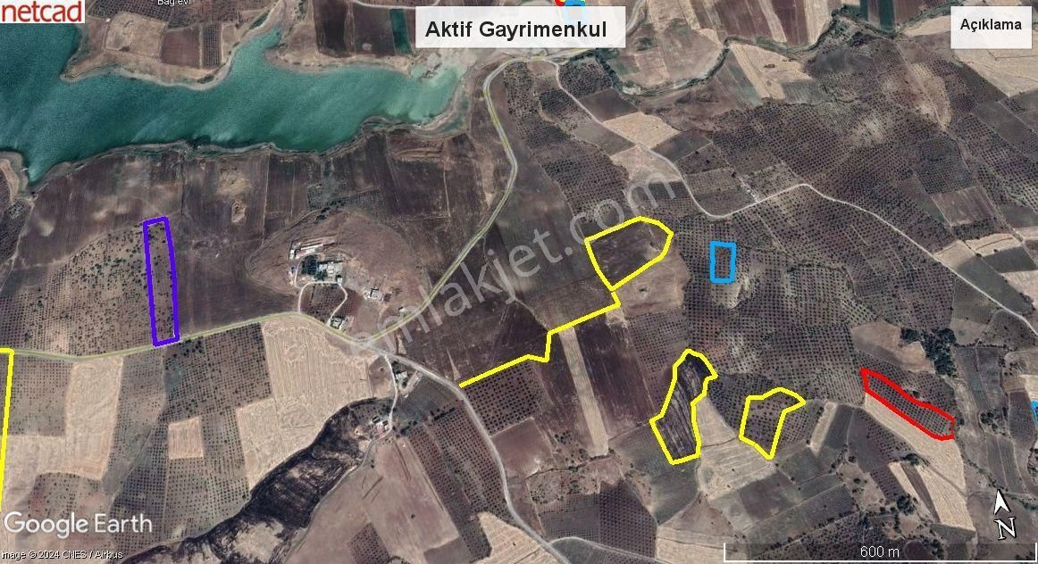 Aktif'den Gölete Hakim Satılık Yatırımlık Bakımlı Arazi.. - Görsel 2