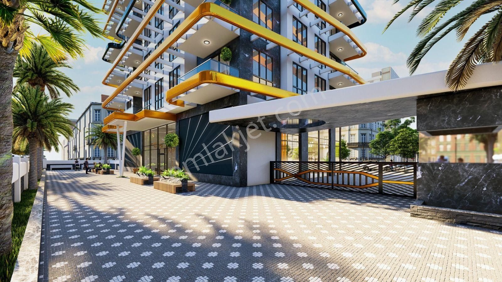 Alanya Mahmutlar Satılık Residence  FORE KAZIK TEMEL SİSTEMLİ LÜX RESİDENCE