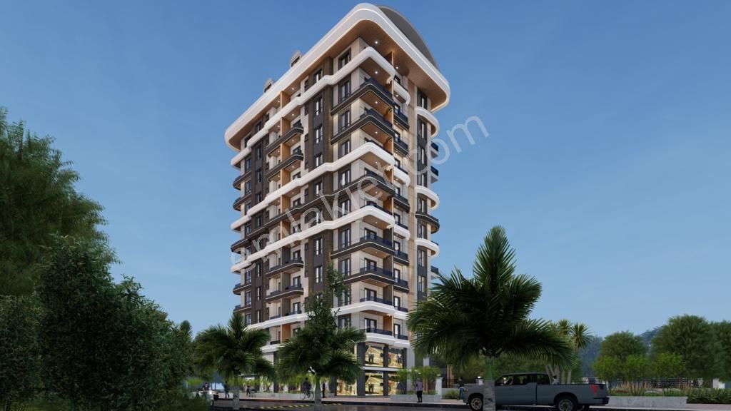 Alanya Mahmutlar Satılık Residence  FORE KAZIK TEMEL SİSTEMLİ LÜX RESİDENCE