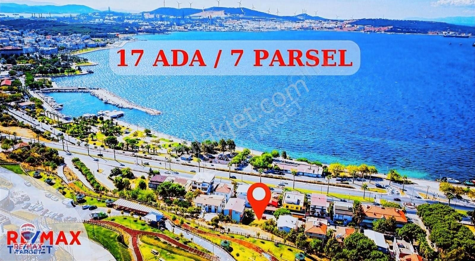 Aliağa Yalı Satılık Villa İmarlı Aliağa Yalı Mah'de Denize 100 Mt Mesafede 322m2 Villa Arsası