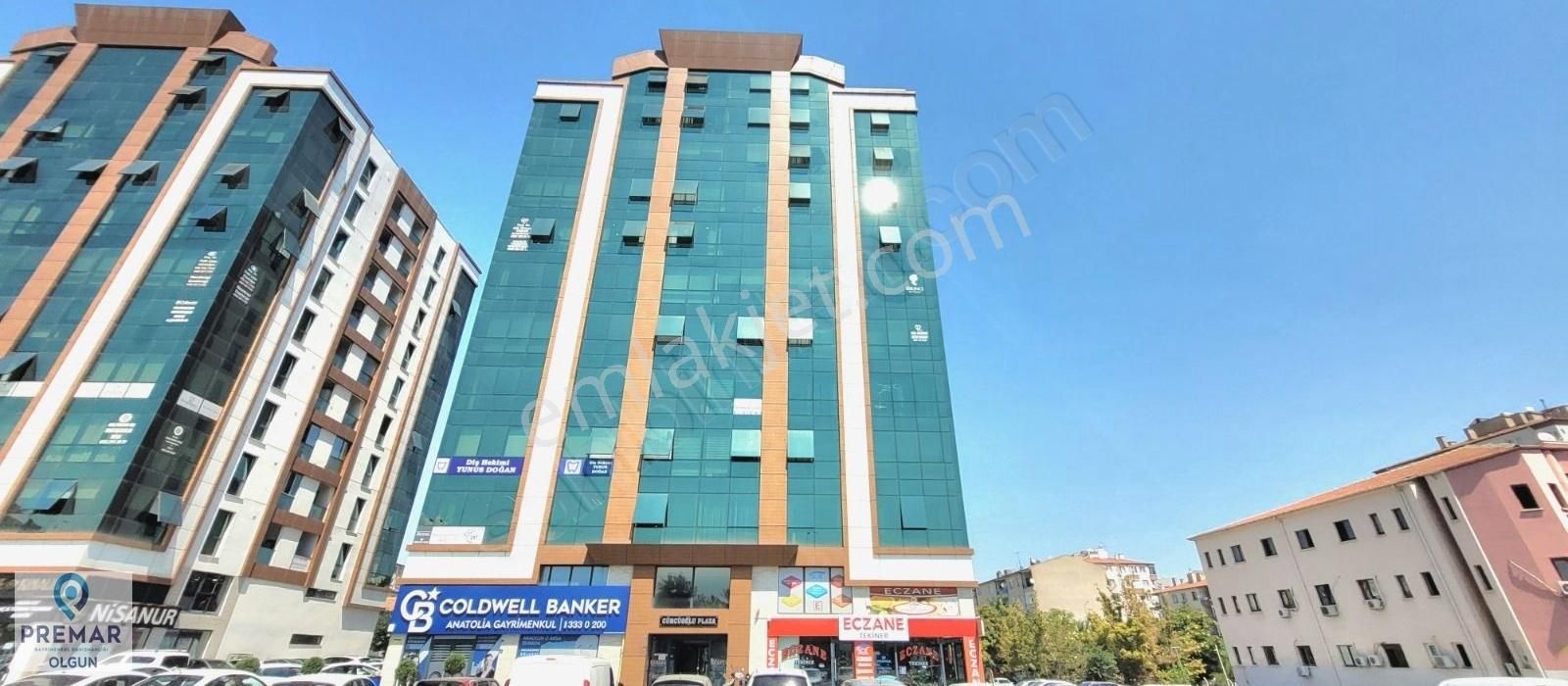 Melikgazi Hunat Satılık Ofis Gürcüoğlu Plaza'da Satılık 3+0 Ofis 150 M²