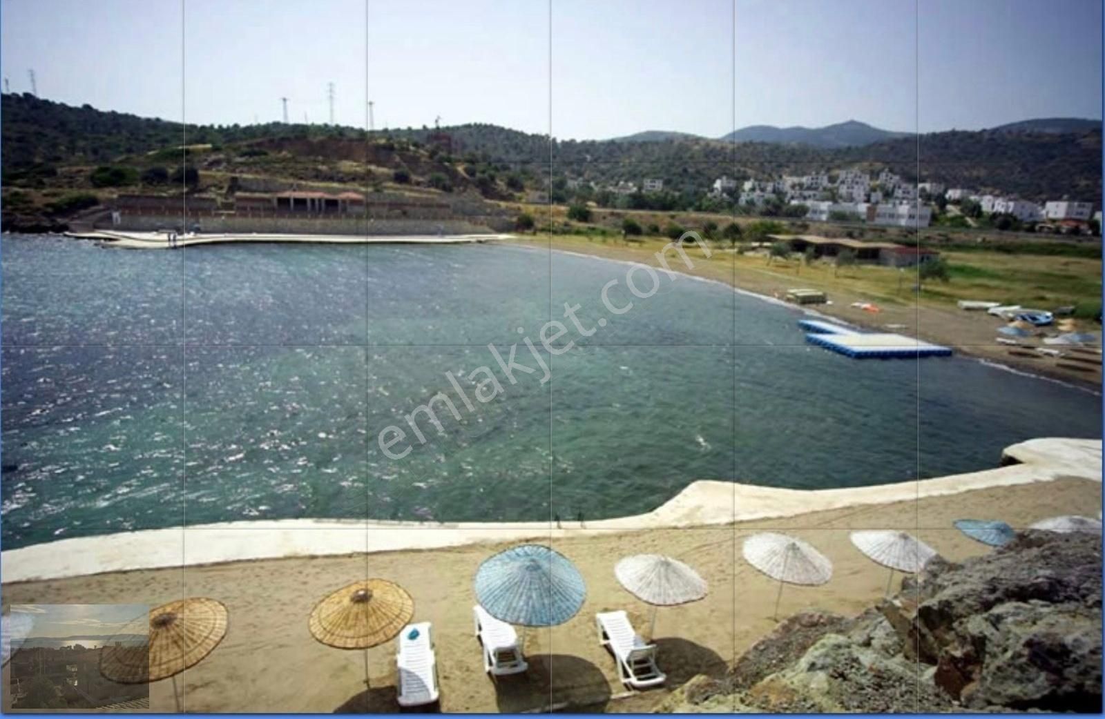 Foça Fatih Satılık Residence Foça Olivia Village Tatil köyü konseptli manzaralı bahçeli 1+1