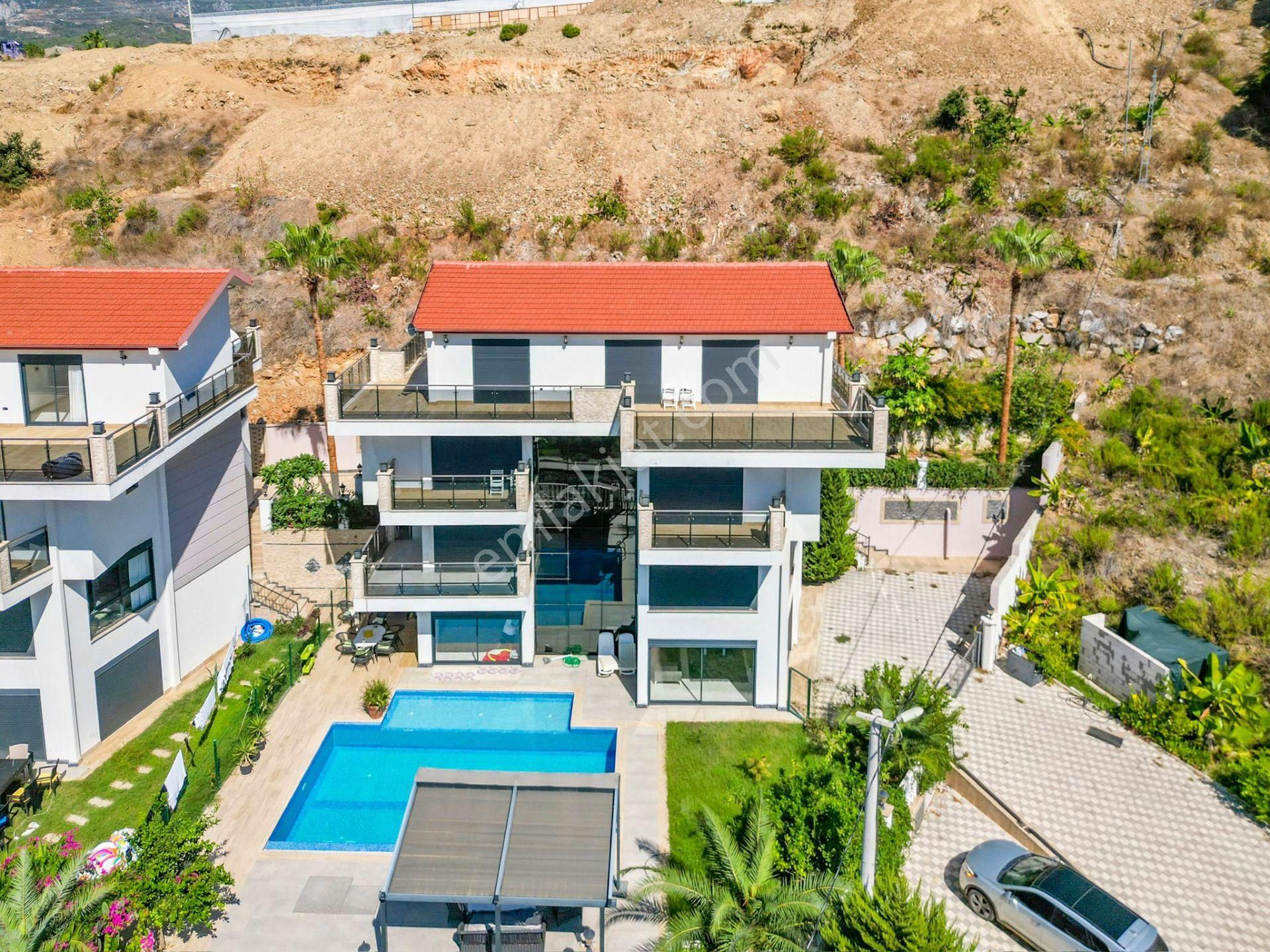 Alanya Mahmutlar Kiralık Villa  ÖZEL VİLLA MAHMUTLAR ALANYA 5+1 ÖZEL HAVUZ VE SAUNALI 4500 EURO