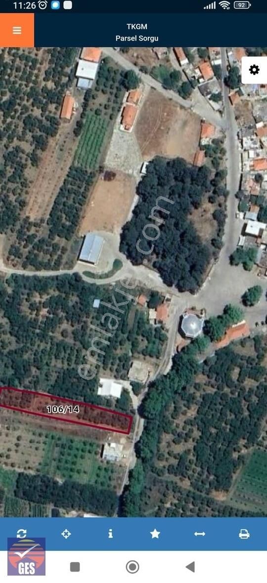 Kemalpaşa Kamberler Satılık Tarla SATILIK KÖY MERKEZİNE 100MT YOLA CEPHELİ 1215 M2 KİRAZ BAHÇESİ