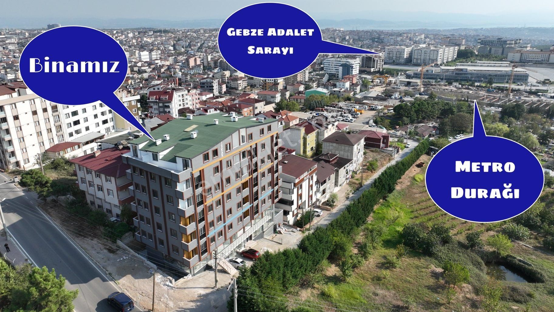 Gebze Gaziler Satılık Daire ÇELEBİOĞLU GYD METRO DURAĞINA YÜRÜME 2 DK MESAFEDE SATILIK 2+1 ÜST DUBLEX