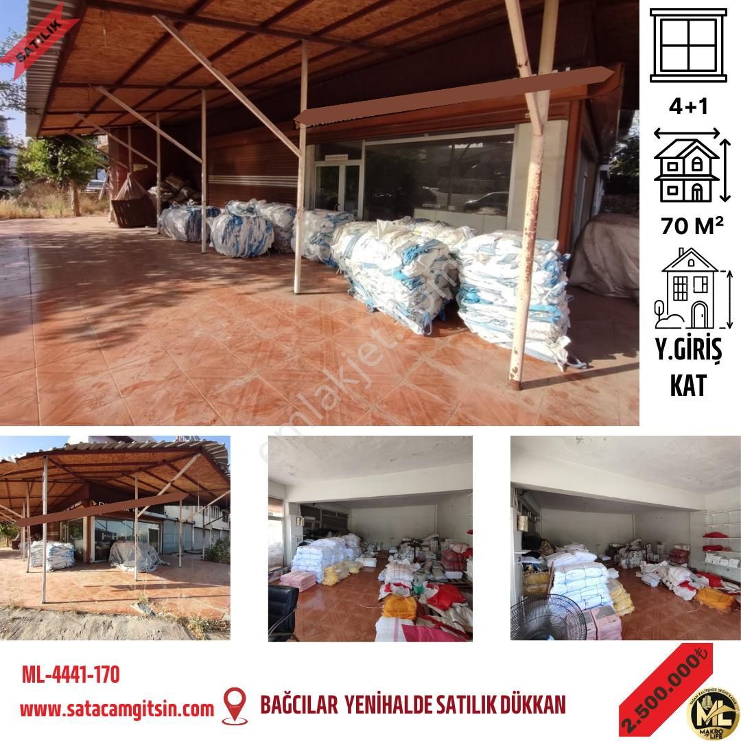 Bağlar Bağcılar Satılık Dükkan & Mağaza  YENİHALDE SATILIK  FIRSAT!!  DÜKKAN