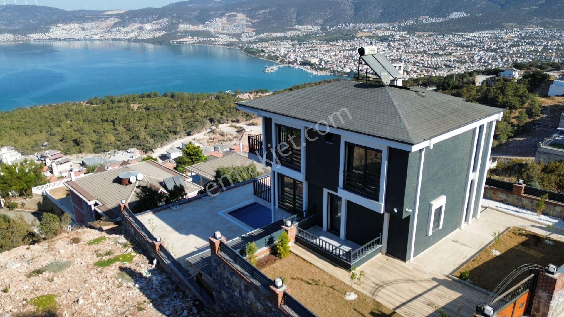 Didim Akbük Satılık Villa  REMAX ZÜMRÜT'TEN MÜKEMMEL MANZARALI 4+2 VİLLA