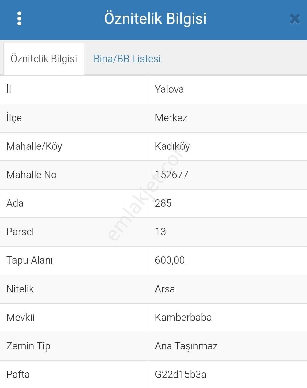 Yalova Merkez Kadıköy Bld. (Merkez) Satılık Villa İmarlı  TURYAP'TAN; YALOVA KADIKÖY'DE, DENİZ MANZARALI 600M2 İMARLI ARSA