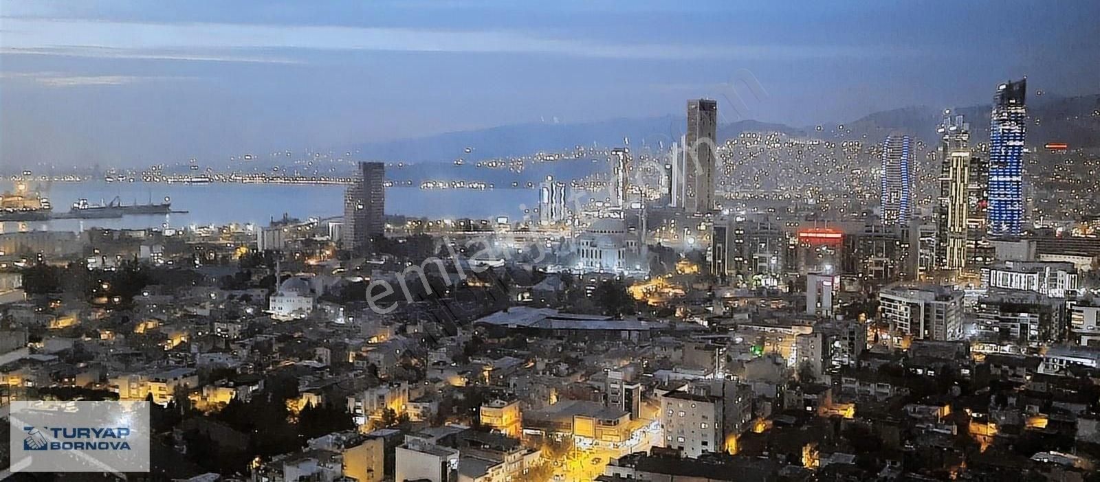 Bornova Barbaros Site İçerisinde Kiralık Daire DAP İZMİR KULE de 1+1 deniz manzaralı full eşyalı daire