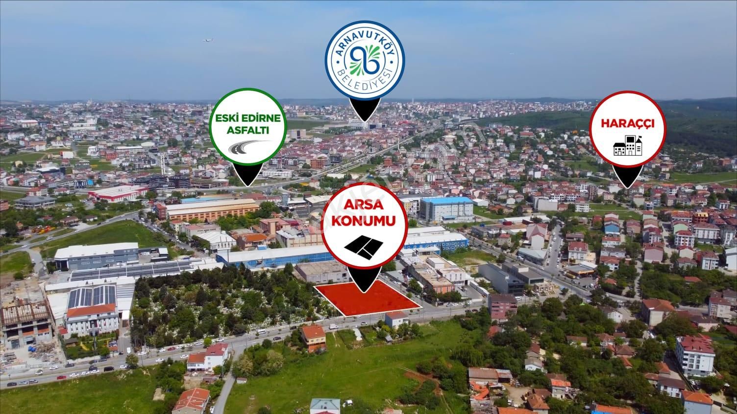 Arnavutköy Haraççı Satılık Konut+Ticaret Alanı  Haraççı'da Ticari+Konut İmarlı Acil Fırsat Arsa