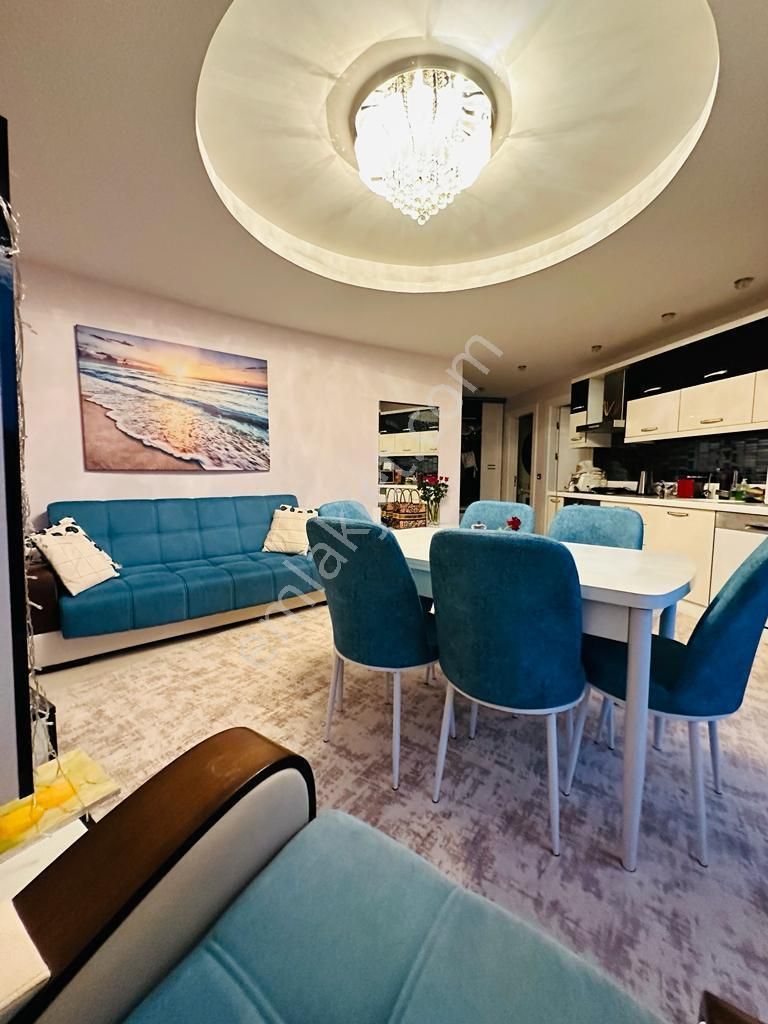 Alanya Mahmutlar Azura Park Sitede Deniz Manzaralı 1+1 Eşyalı Satılık Lüks Daire - Görsel 3