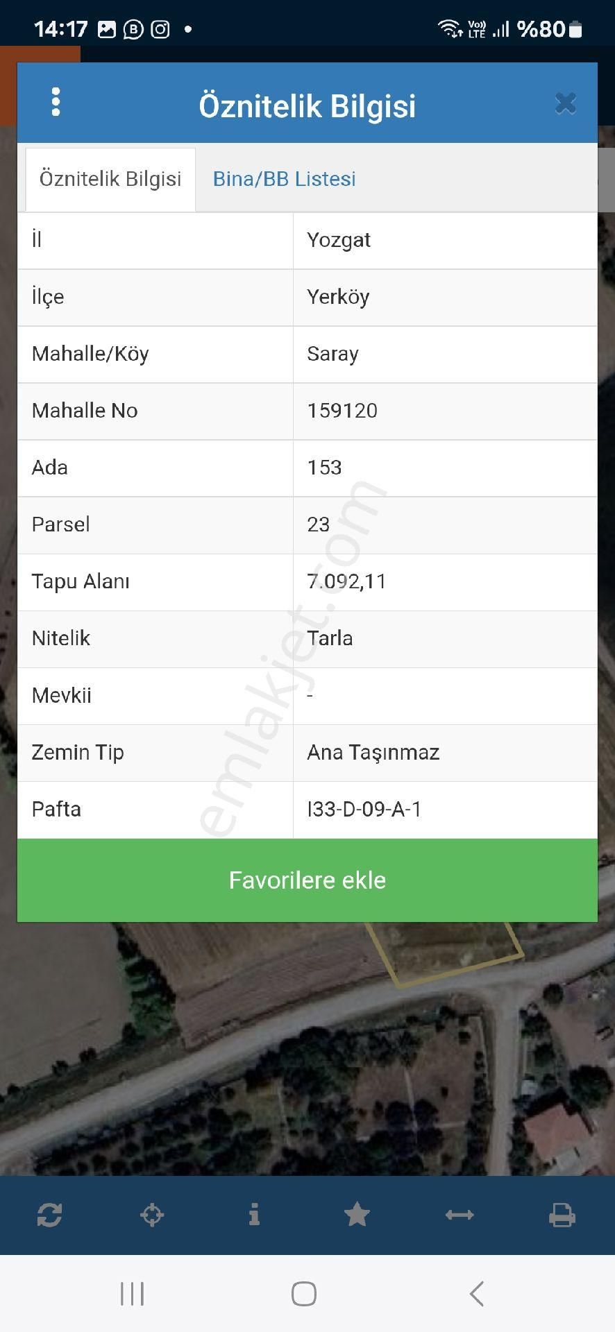Net Group Yozgat Yerköy Saray Köyü Satılık Tarla Ve Arsa - Görsel 3