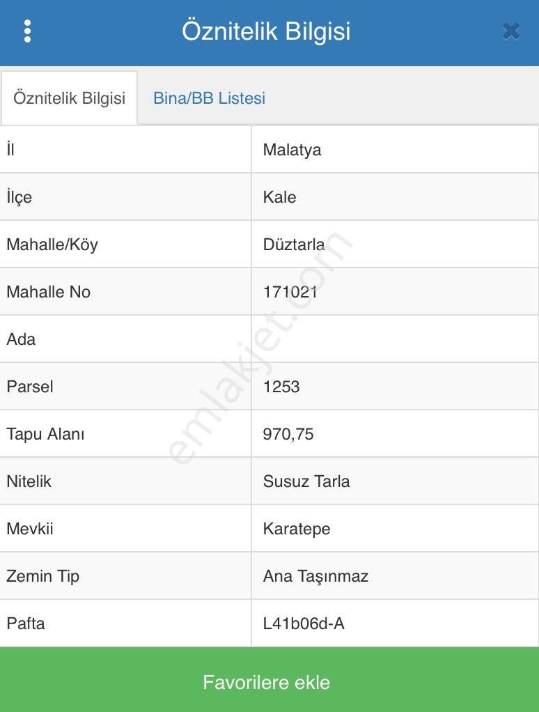 Kale Düztarla Satılık Villa İmarlı SATILIK İMARLI ARSA