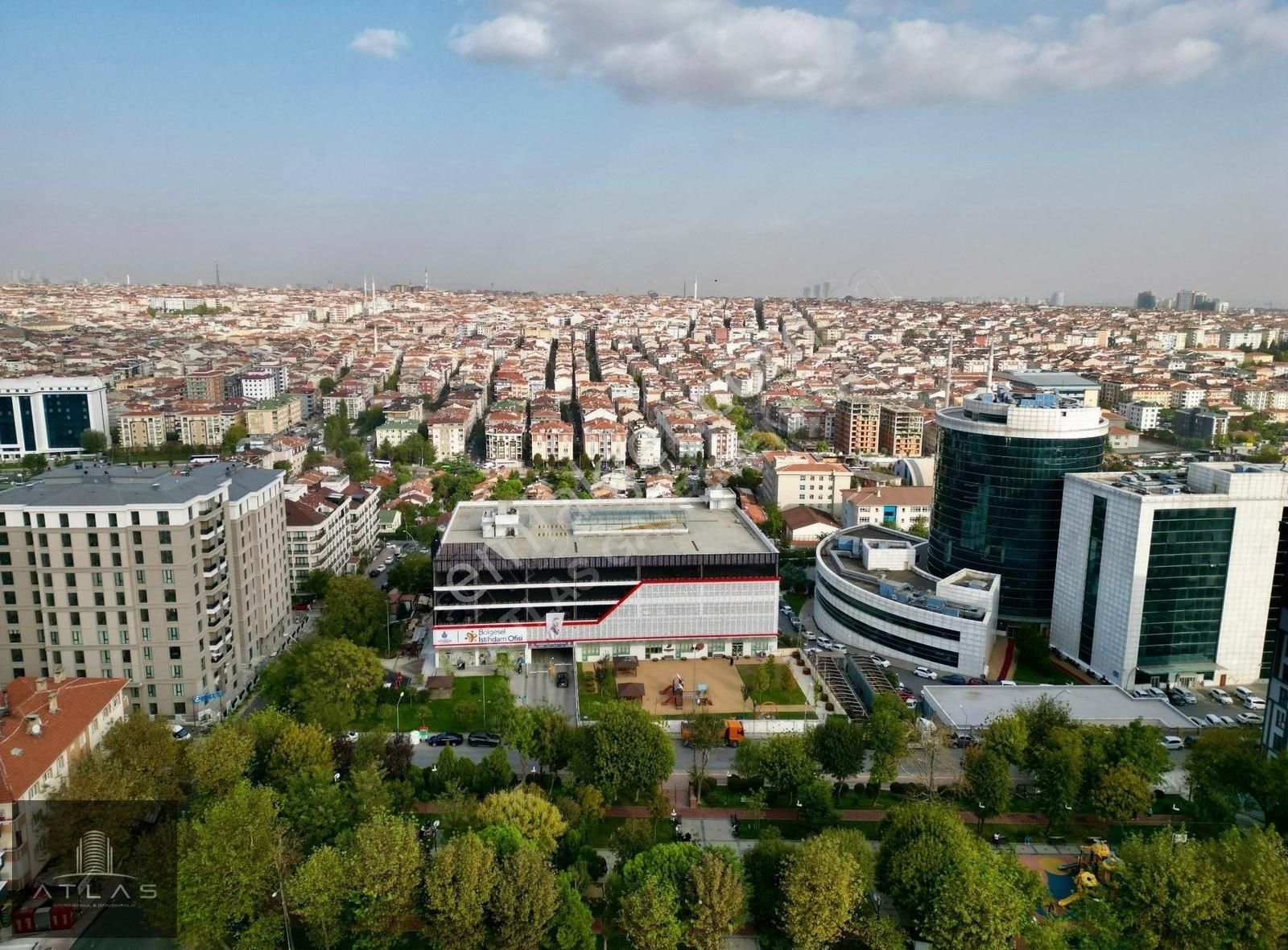 Bahçelievler Kocasinan Merkez Satılık Daire Atlas'tan, Sosyal Tesisli Sitede, Sıfır, 3+1, 153m2, Lüx