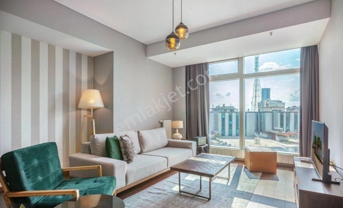 Şişli Fulya Kiralık Residence TORUN CENTER'DA 4-12 AY KİRALAMAYA UYGUN EŞYALI 1+1 DAİRE