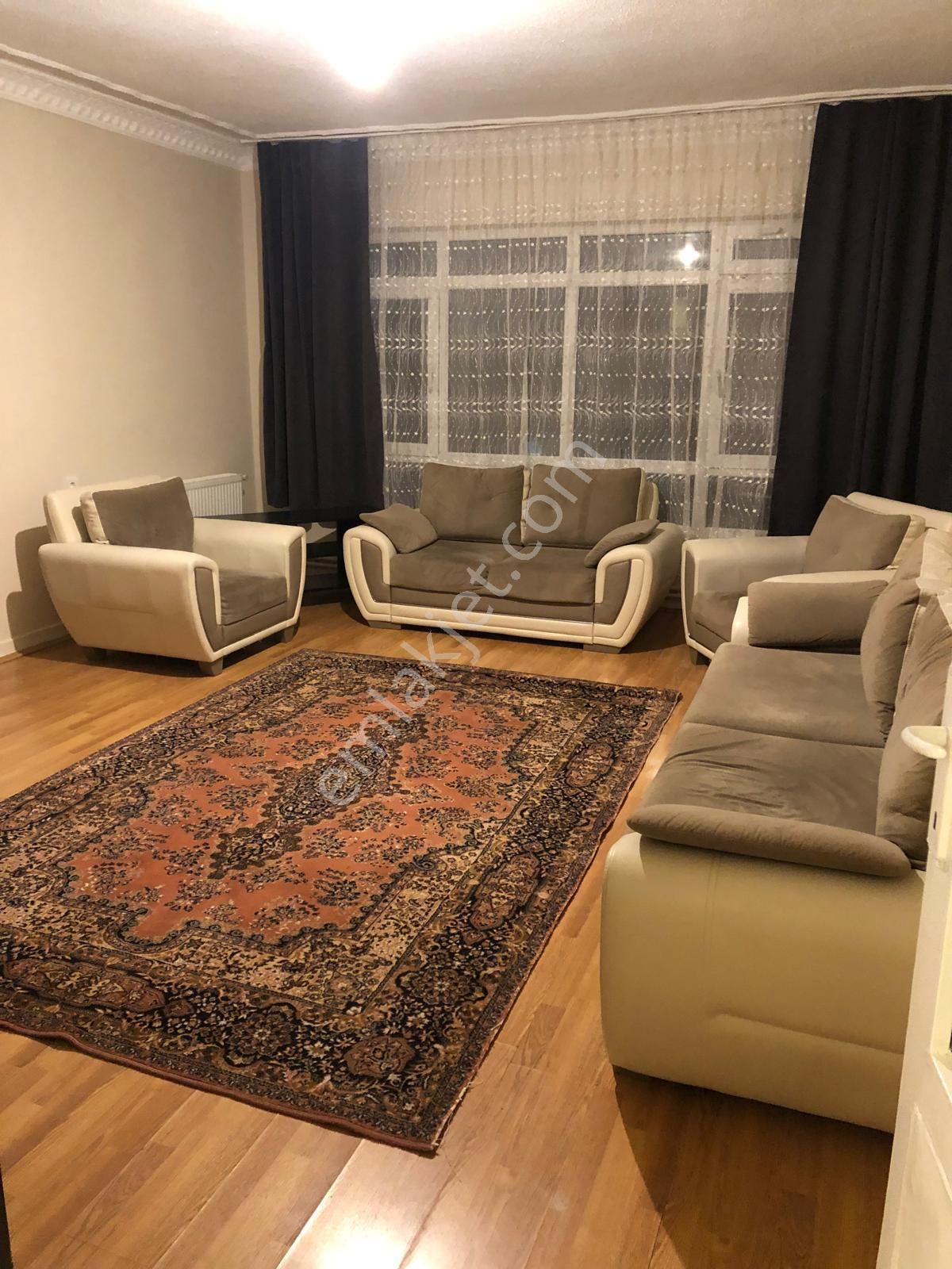 Çankaya Ertuğrulgazi Kiralık Daire Sahibinden Şehir Manzaralı 3+1 3.kat Eşyalı Tertemiz